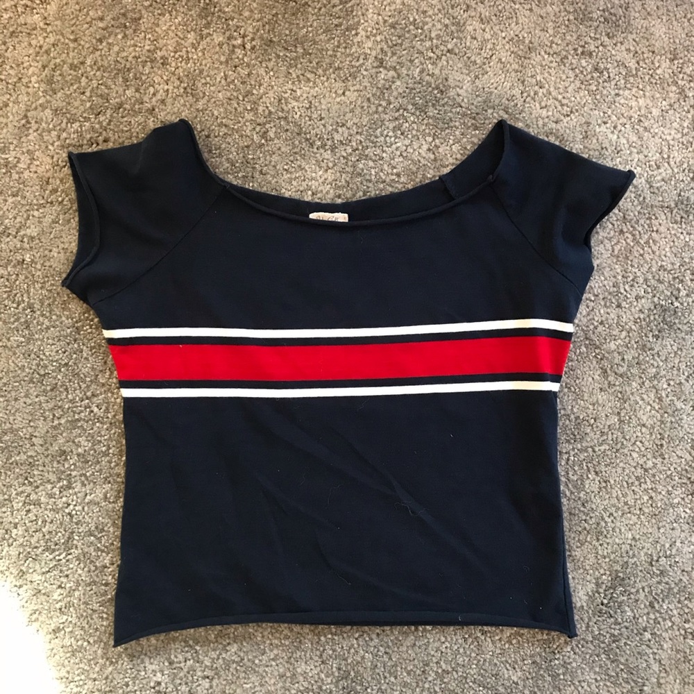 Brandy striped top